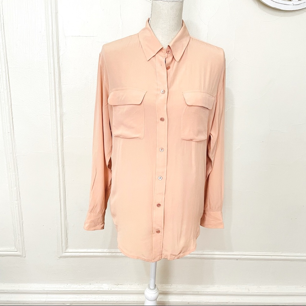 Equipment size M silk shirt - Picture 2 of 9